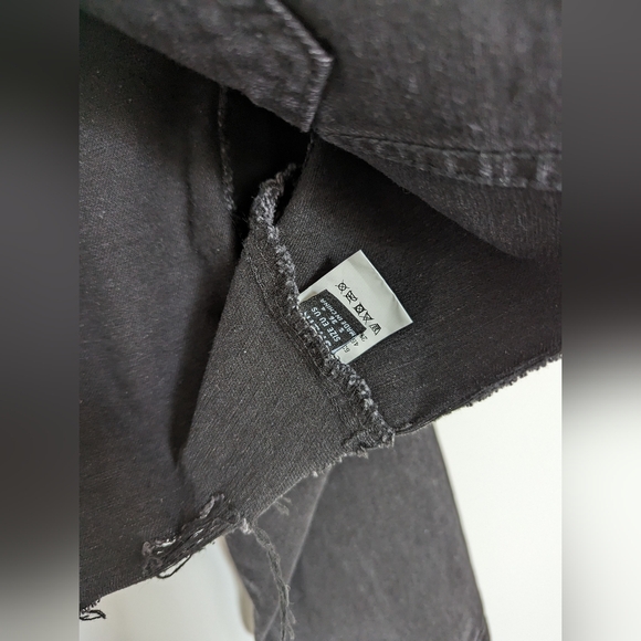 Crop black jean jacket - Picture 5 of 6